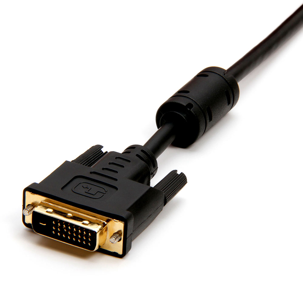 DVI-D Digital Dual Link MaleMale Cable Gold Plated – 10 Feet